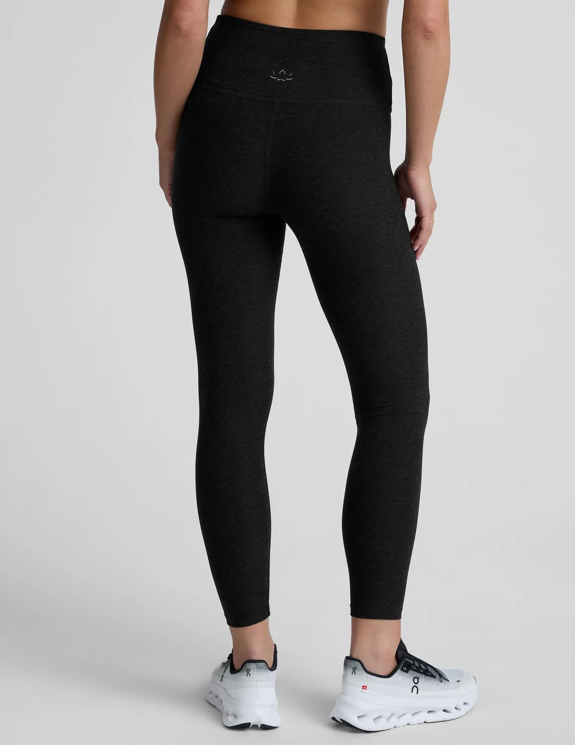 Beyond Yoga Spacedye At Your Leisure tights Darkest Night