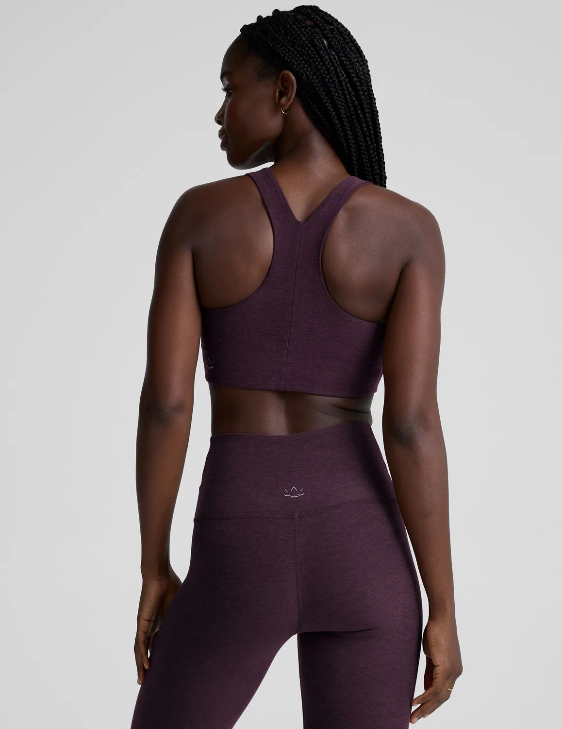 Beyond Yoga Spacedye Simplicity Long Line Bra 2.0 tränings-bh Lila