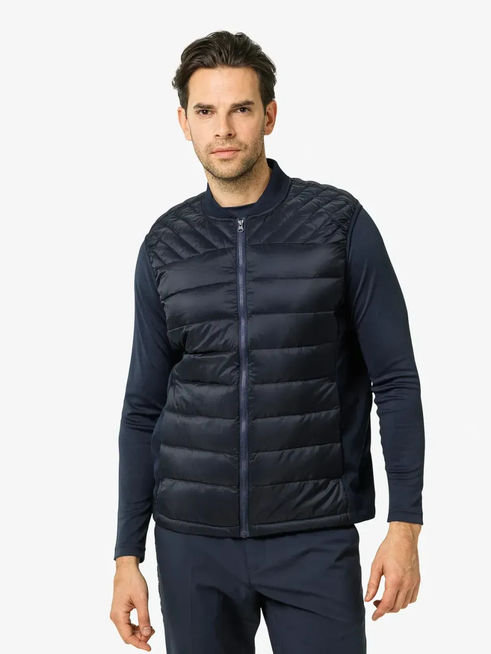 CROSS SPORTSWEAR Hybrid golfväst navy herr