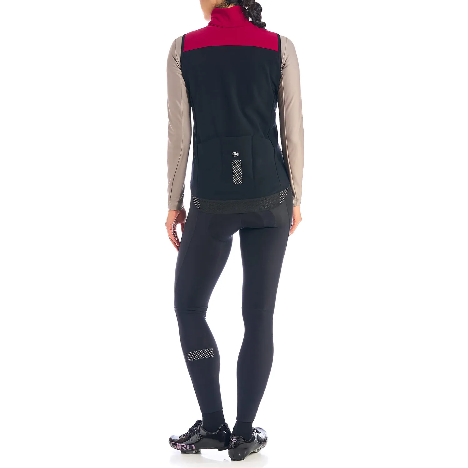 Giordana SilverLine Thermal cykelväst sangria vind