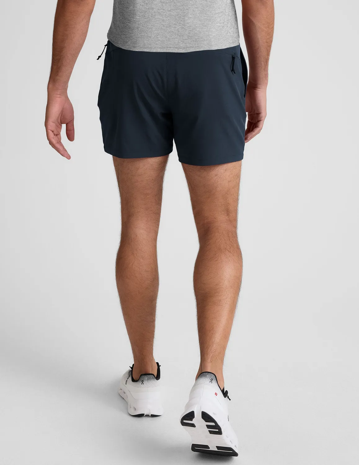 Beyond Yoga Pivotal 2.0 Men's Lined Short 5" navy löparshorts