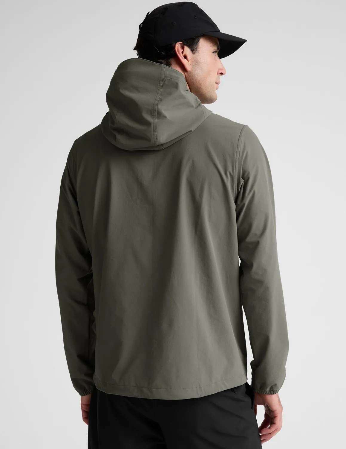 Beyond Yoga AirLite Hooded Full Zip jacka grön