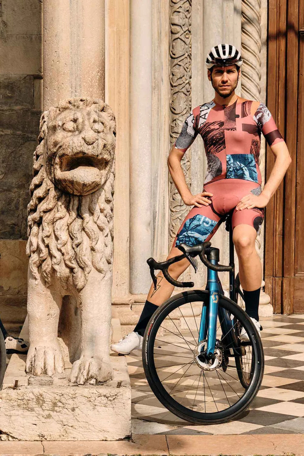 Giordana La Posta Urto Kit cykelset herr brun