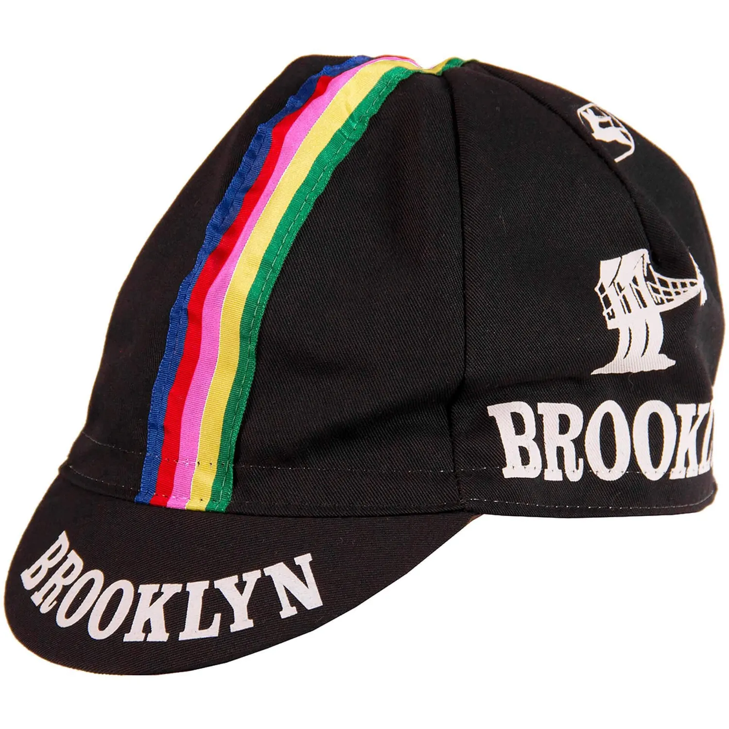 Brooklyn Team cykelkeps gul klassisk bomull