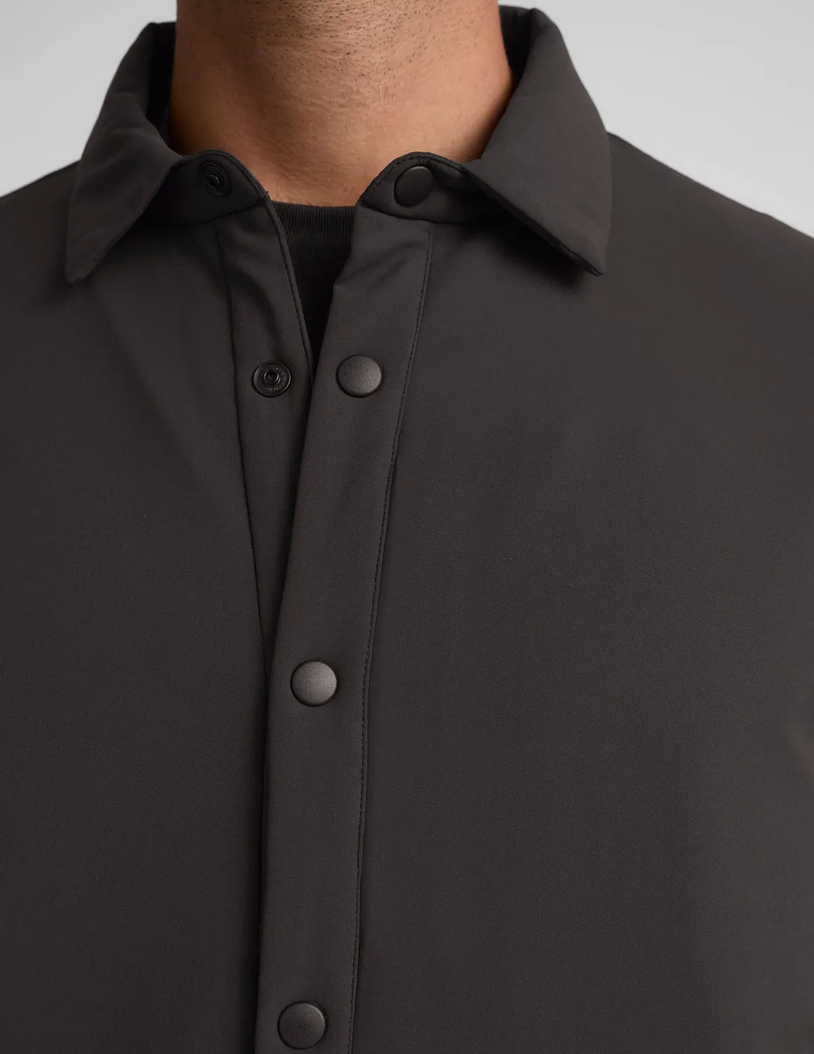 Beyond Yoga In Flight Insulated skjortjacka Black Ash vadderad