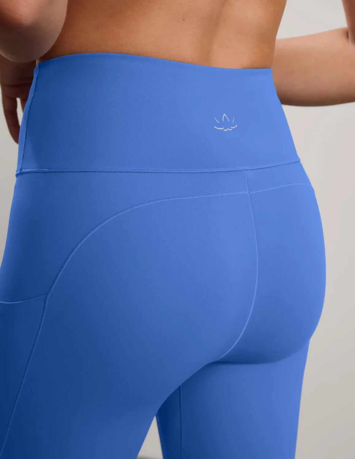 Beyond Yoga Pacer Fleece-Backed Pocket Legging leggings Mineral Blue varmfodrade