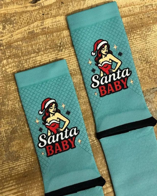 MB Wear Fun Evo Santa Baby cykelstrumpor jul