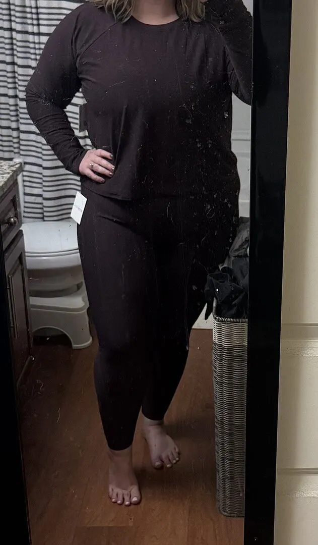Beyond Yoga Featherweight Daydreamer Pullover långärmad tröja ljusblå luftig