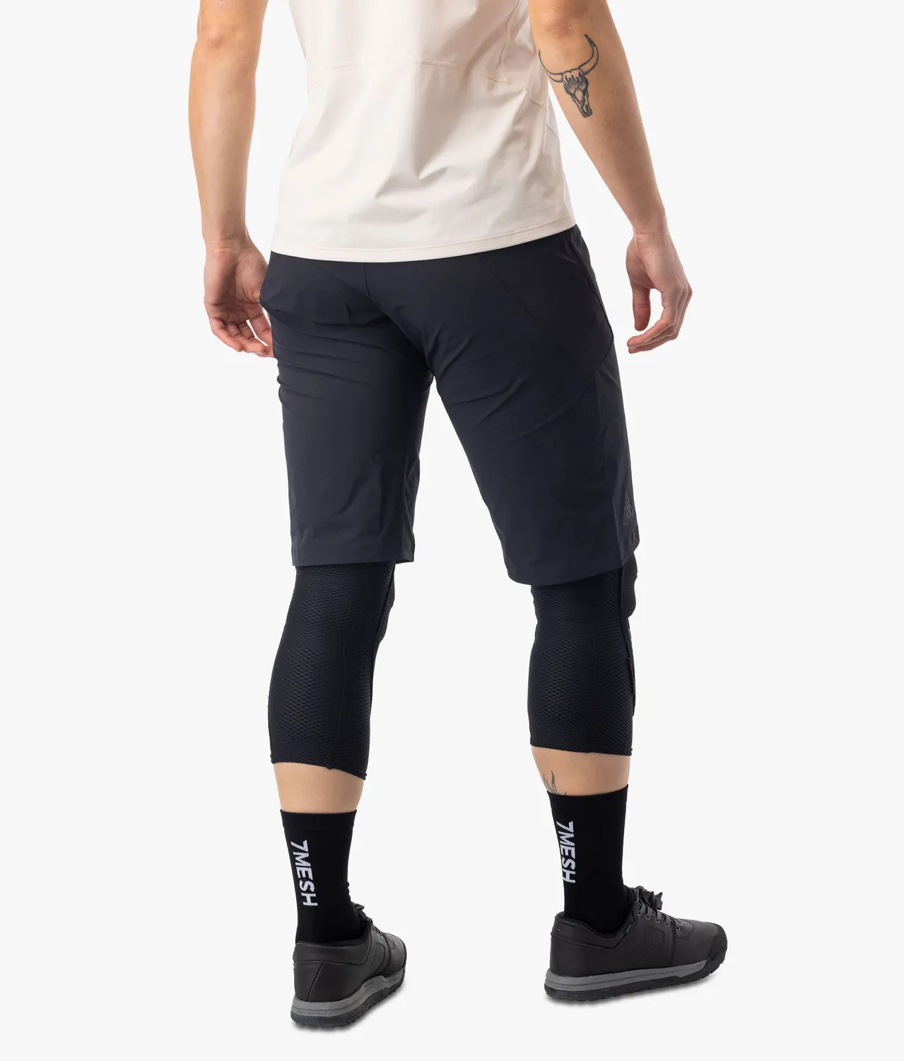 7MESH Glidepath Short 13 cykelshorts dam svart 4 fickor