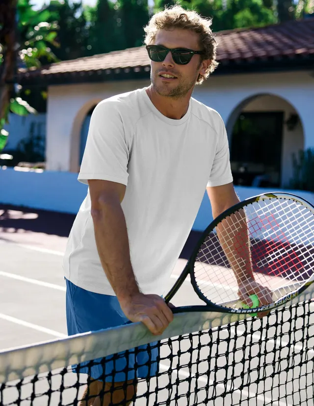 Beyond Yoga All In Active T-shirt Crisp White slim fit