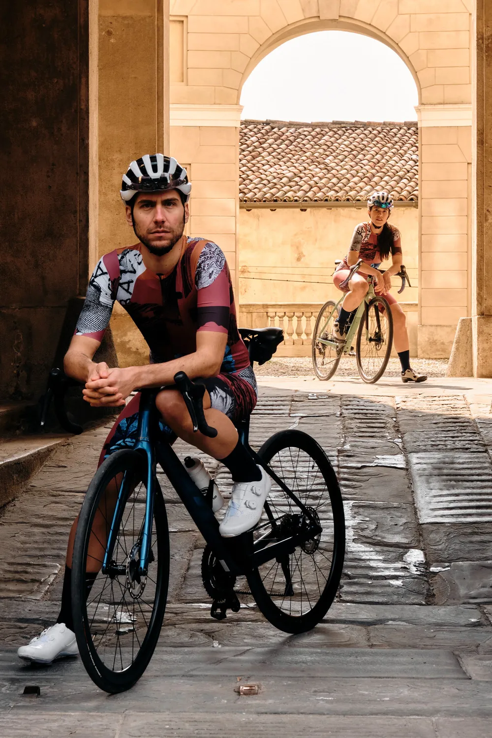 Giordana La Posta Urto bibshorts brun kompression