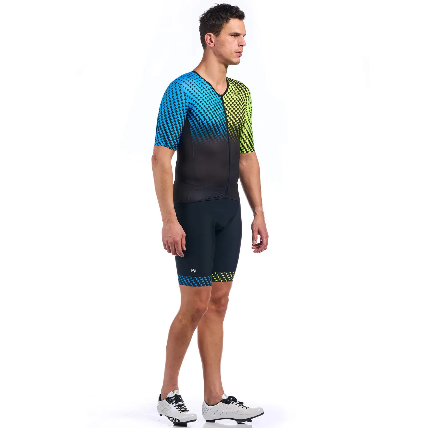 Giordana Vero Pro tritopp blue yellow aerodynamisk
