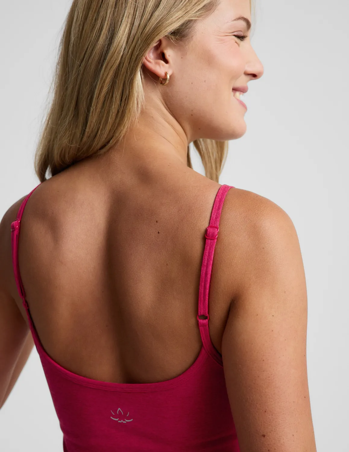 Beyond Yoga Midweight Spacedye Forever Dress klänning Berry Red mini