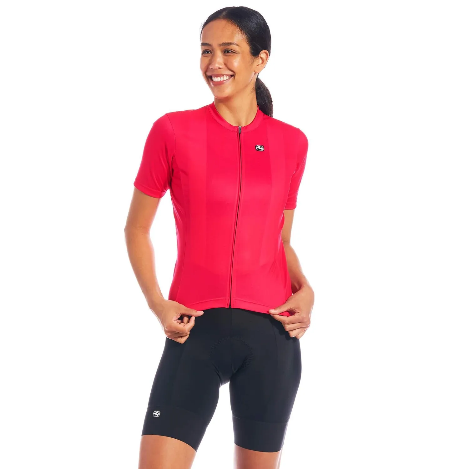 Giordana Fusion cykeltröja dam grön mjuk relaxed