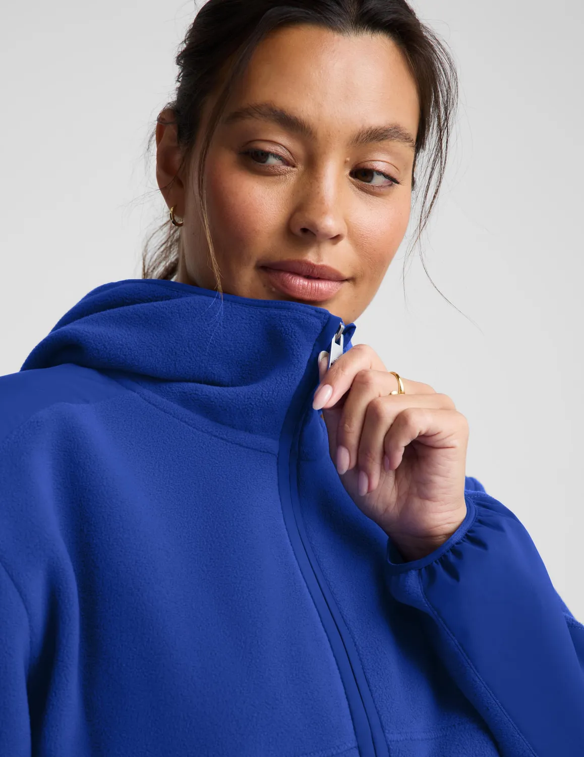 Beyond Yoga PolarFlex Fleece Jacket jacka Ultra Blue