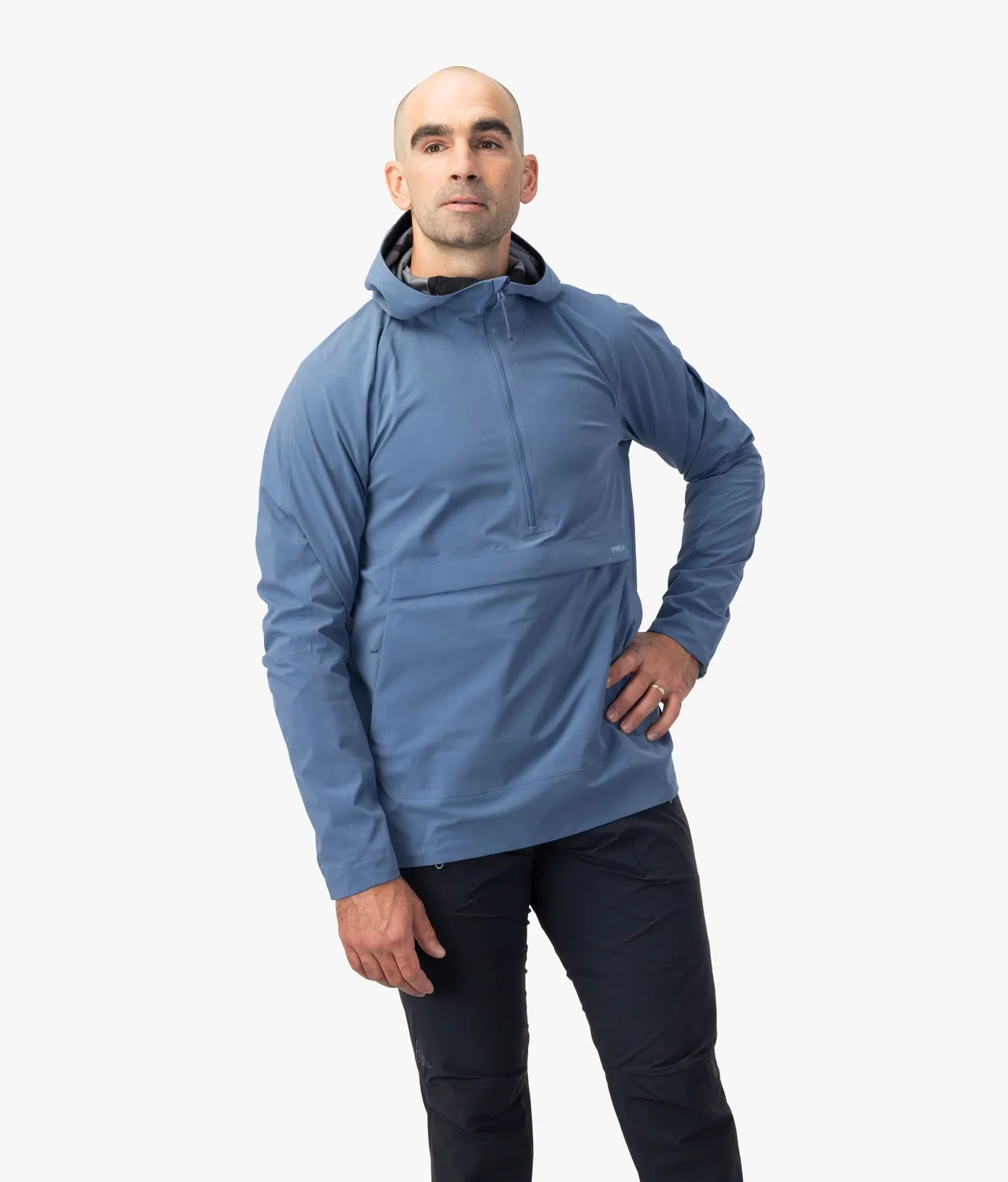7MESH Cache Anorak jacka Limestone vindtålig