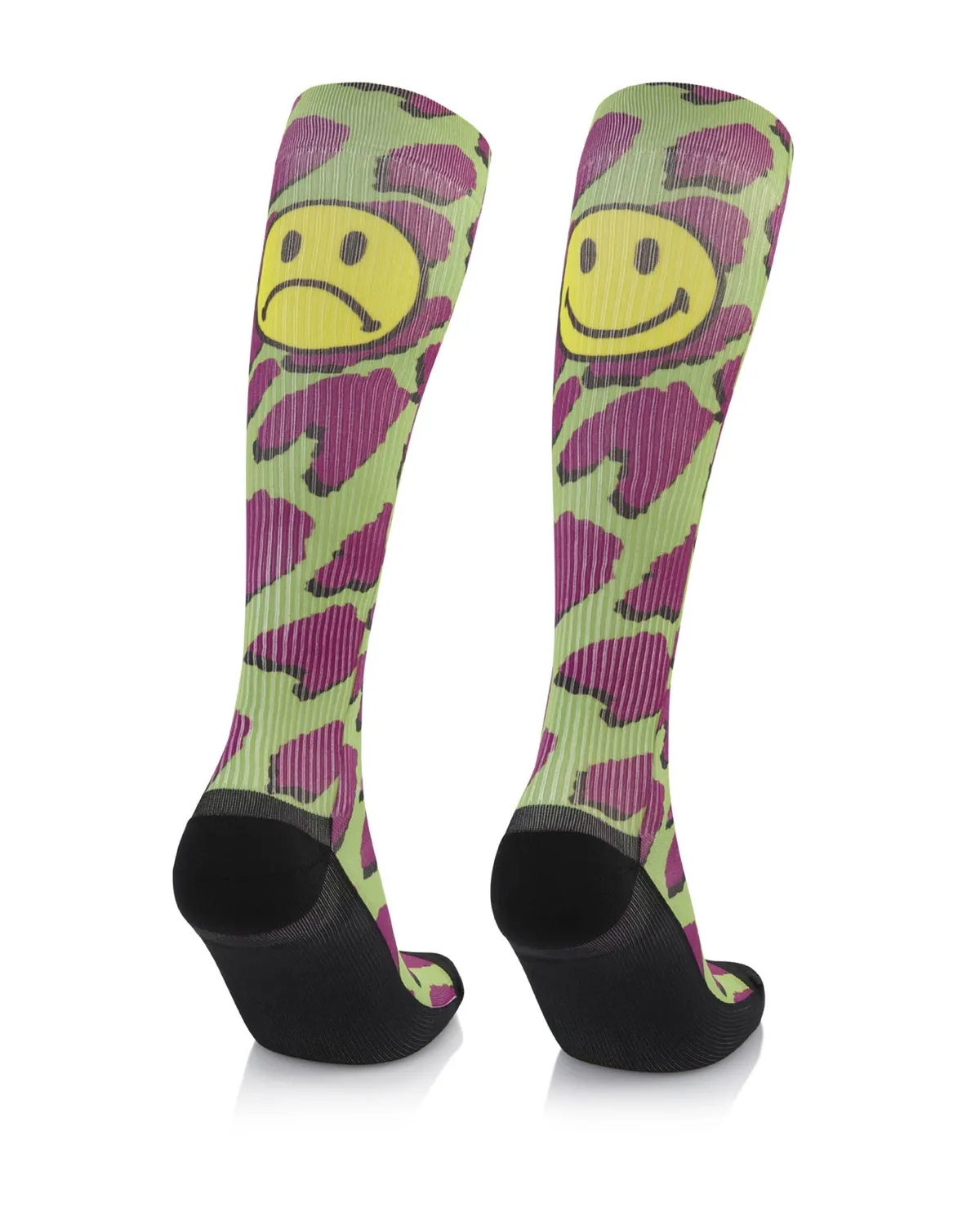 MB Wear Trail Spirit Long Happy löparstrumpor L–XL kompression