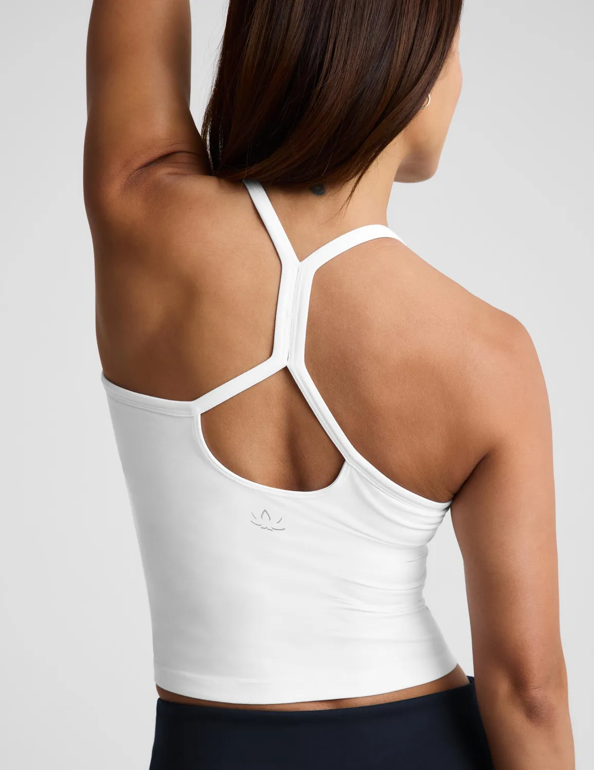 Beyond Yoga Spacedye Slim Racerback Midway linne Cloud White