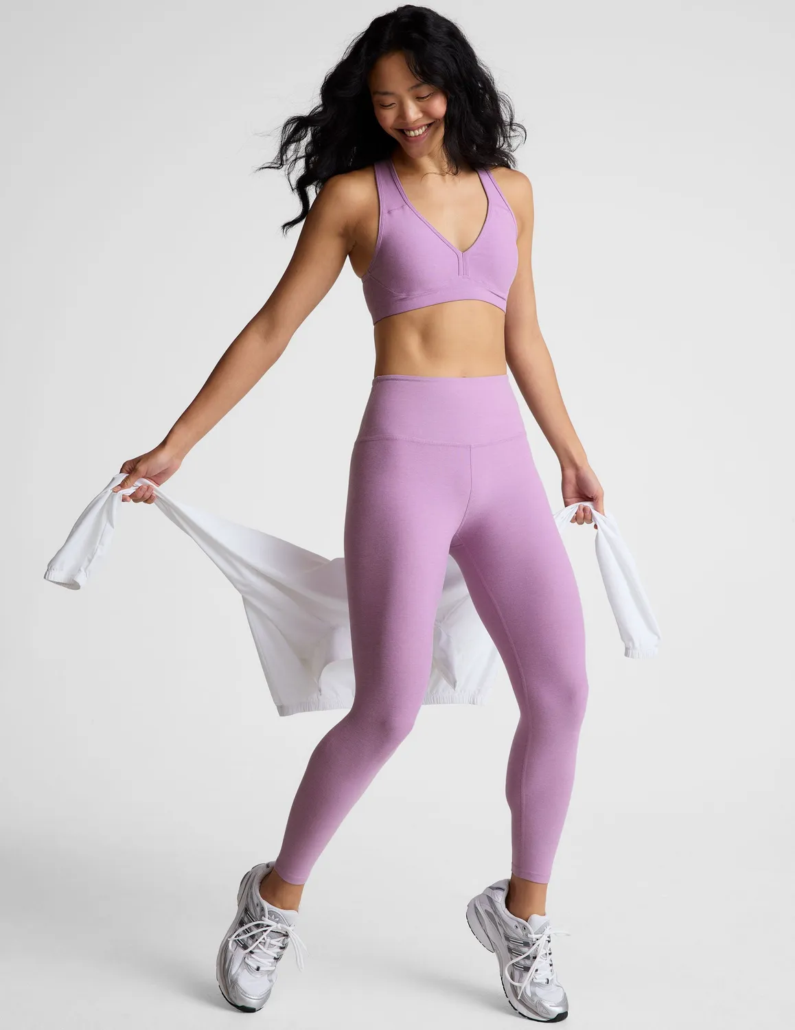 Beyond Yoga Spacedye Lift Your Spirits Bra sportbehå Lilac Petal
