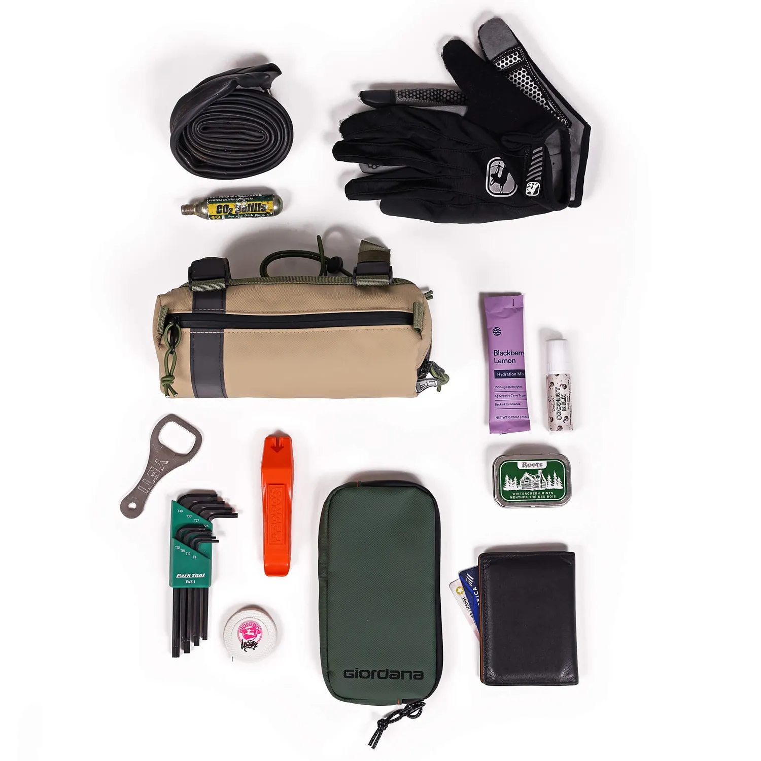 Giordana Lead Out Handlebar Bag styreväska svart 1,3 liter