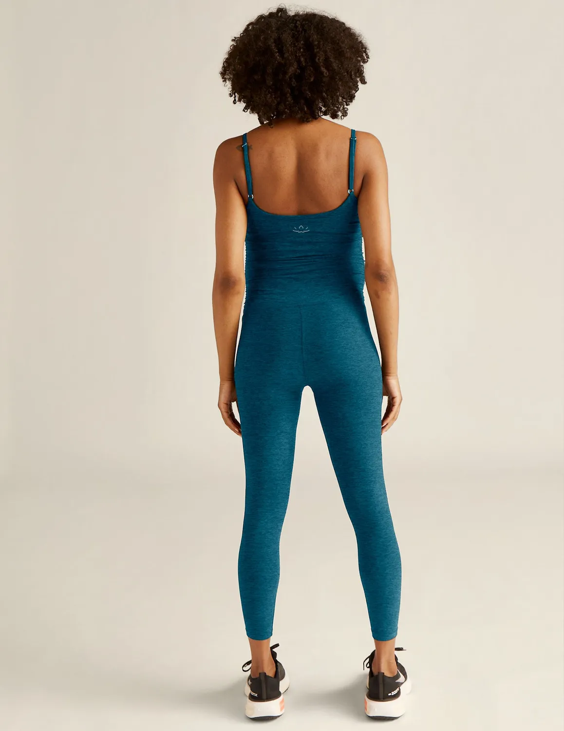 Beyond Yoga Spacedye Uplevel gravidjumpsuit blå kompression