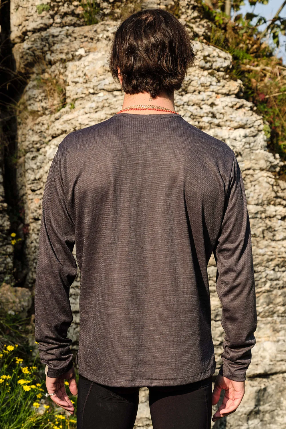 Giordana Beyond Gravel Wool långärmad tröja svart ull