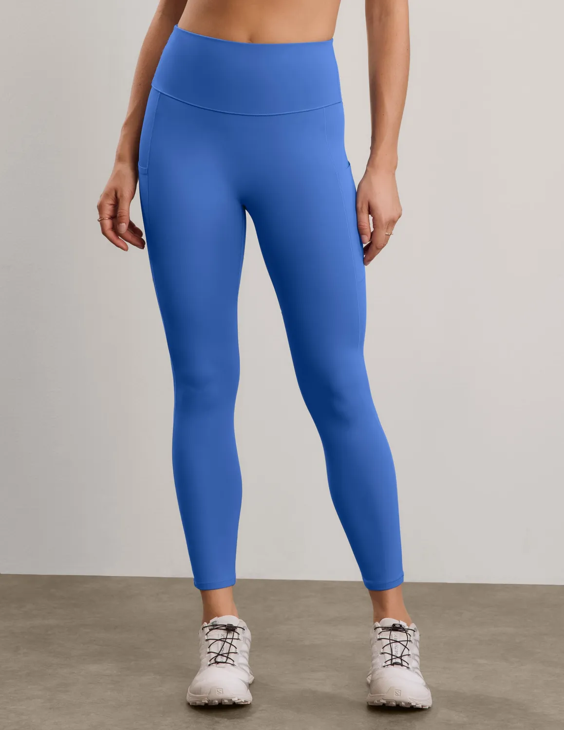 Beyond Yoga Pacer Fleece-Backed Pocket Legging leggings Mineral Blue varmfodrade