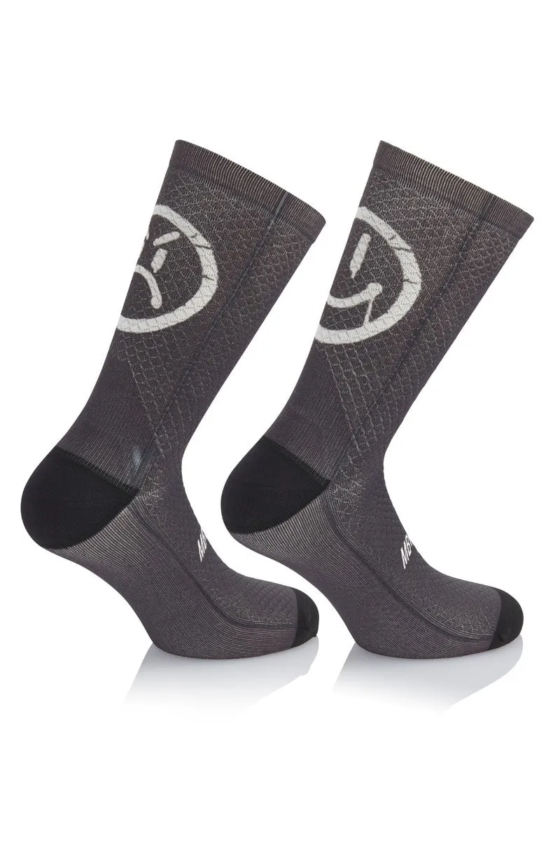 MB Wear Smile Emotions cykelstrumpor svart