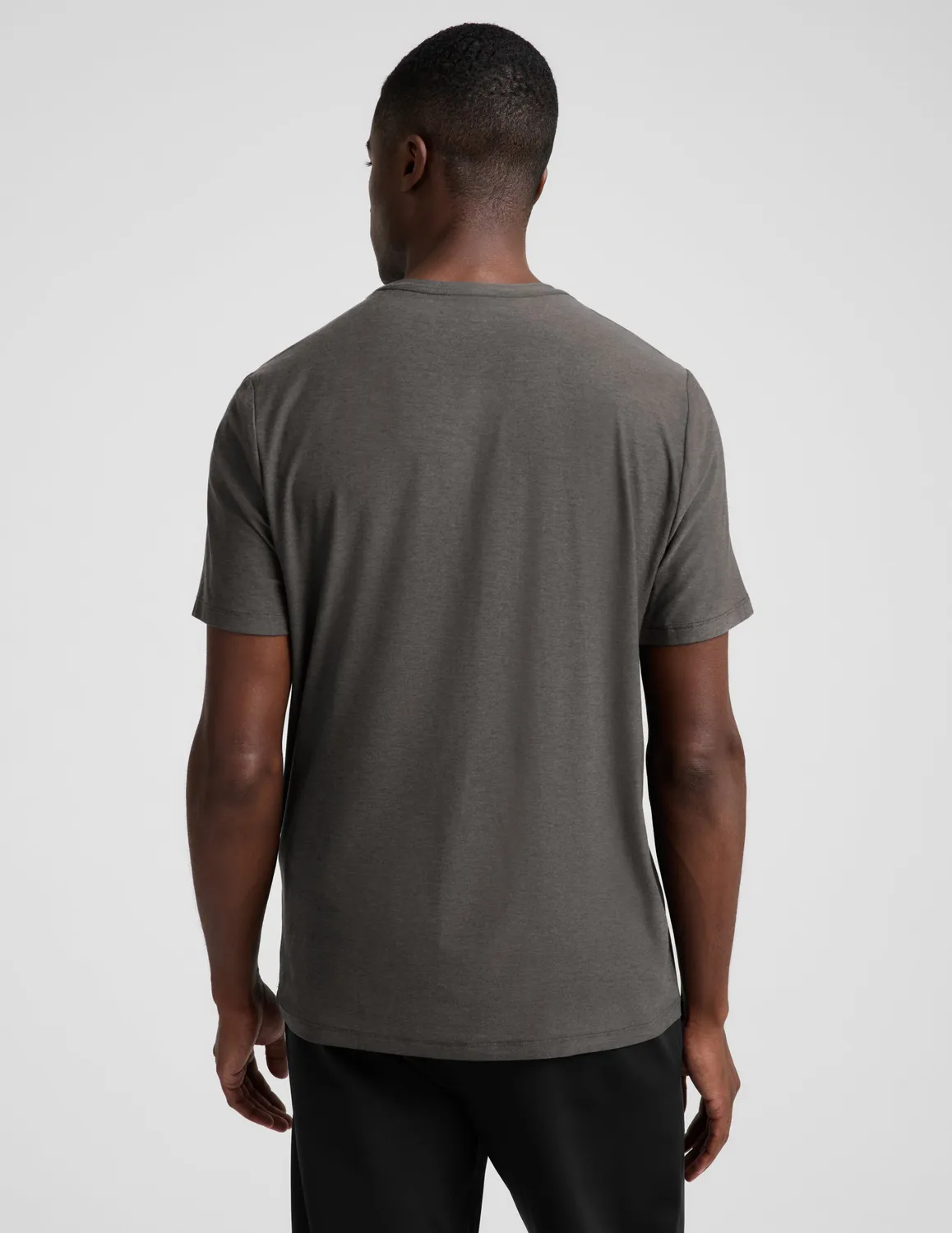Beyond Yoga Always Beyond Men's Crew Tee 2.0 t-shirt True Gray Heather grå