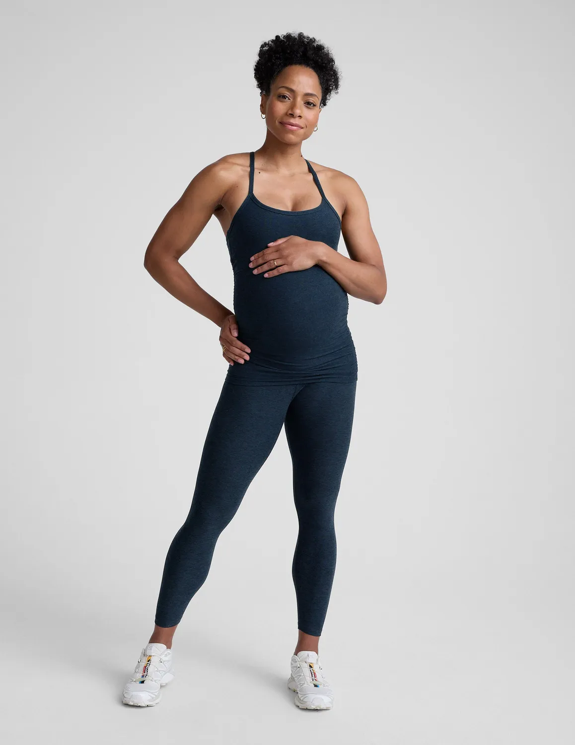 Beyond Yoga Spacedye Keep Your Cool gravidlinne nocturnal navy