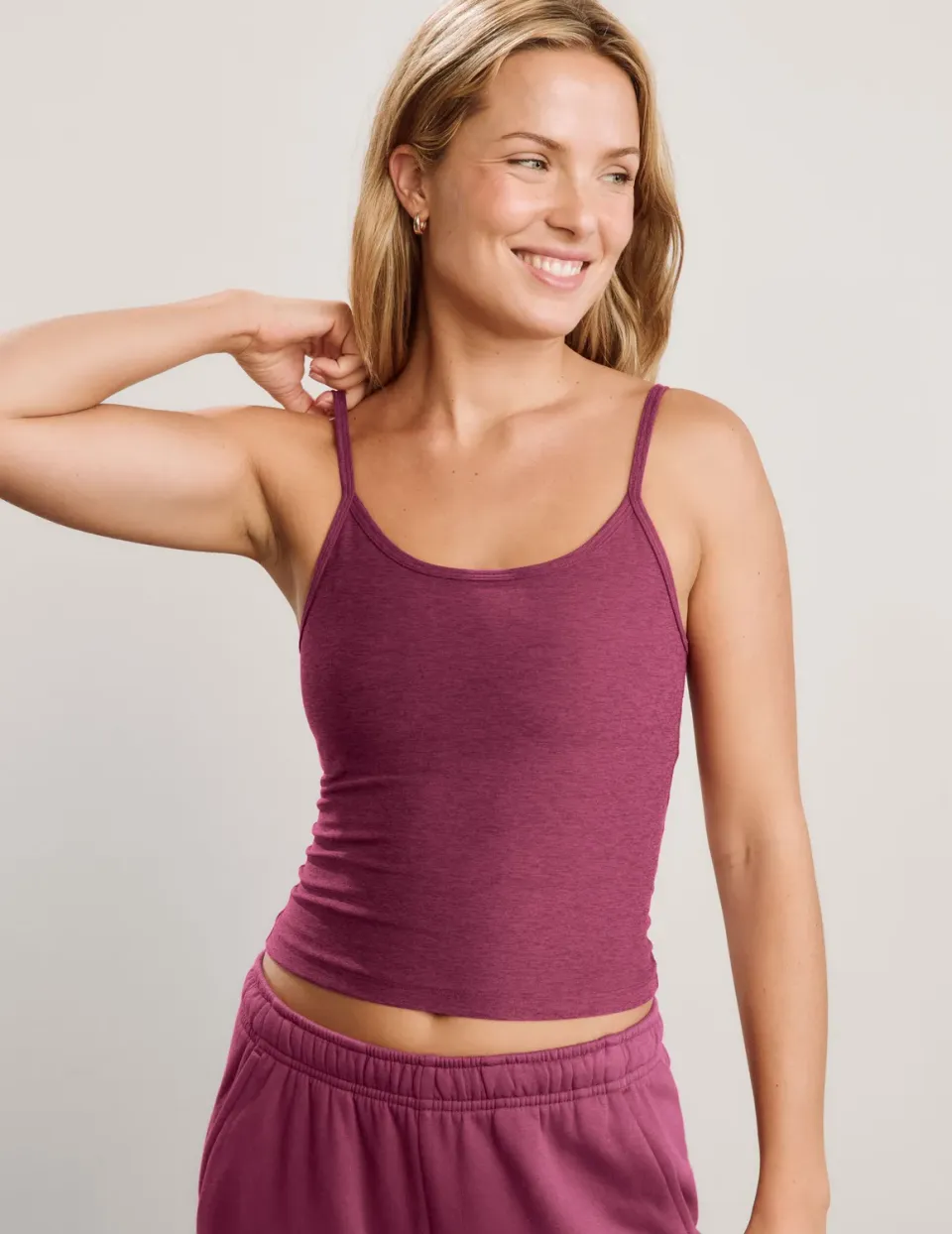 Beyond Yoga Spacedye Forever Tank linne Granatäpple tight