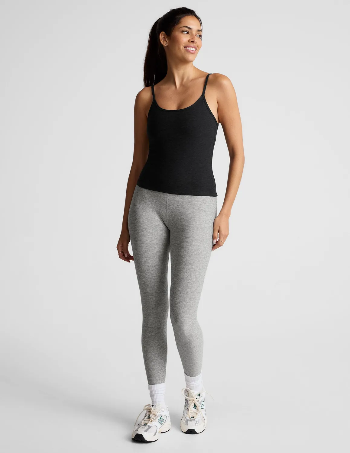 Beyond Yoga Spacedye Forever Tank linne Darkest Night med bh