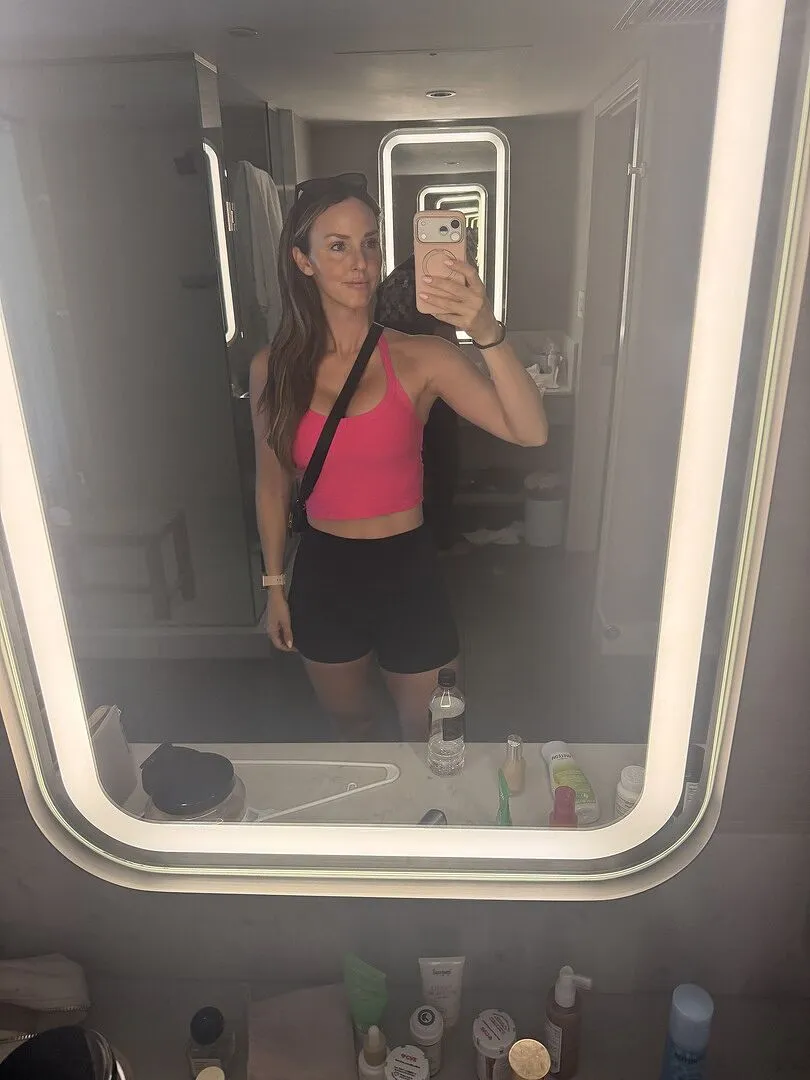 Beyond Yoga Spacedye On The Up Cropped Tank linne Cloud White stretch