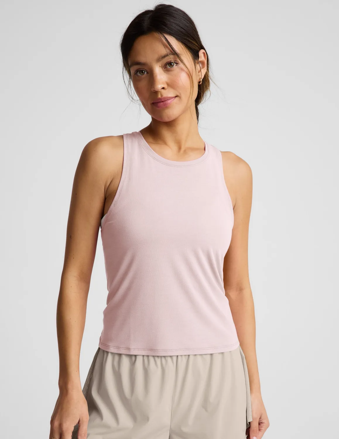 Beyond Yoga Breezeweight Active Racerback Tank träningslinne Pink Petal