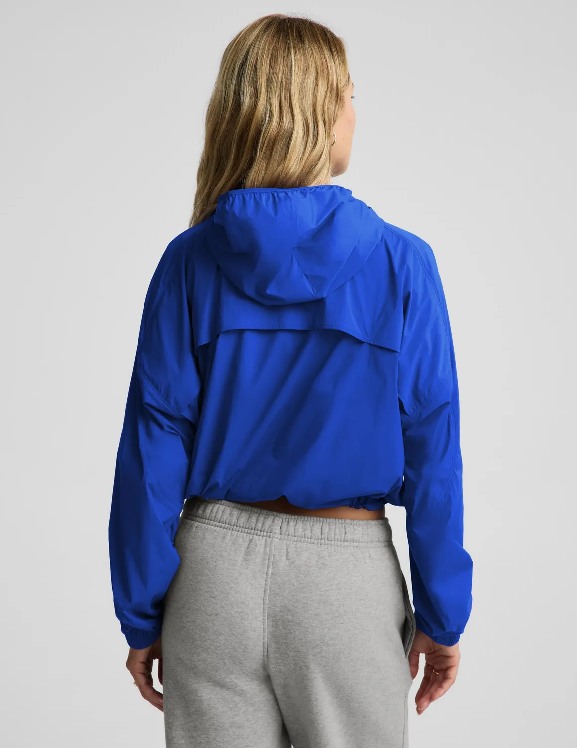 Beyond Yoga Places To Go löparjacka Ultra Blue UPF 50+