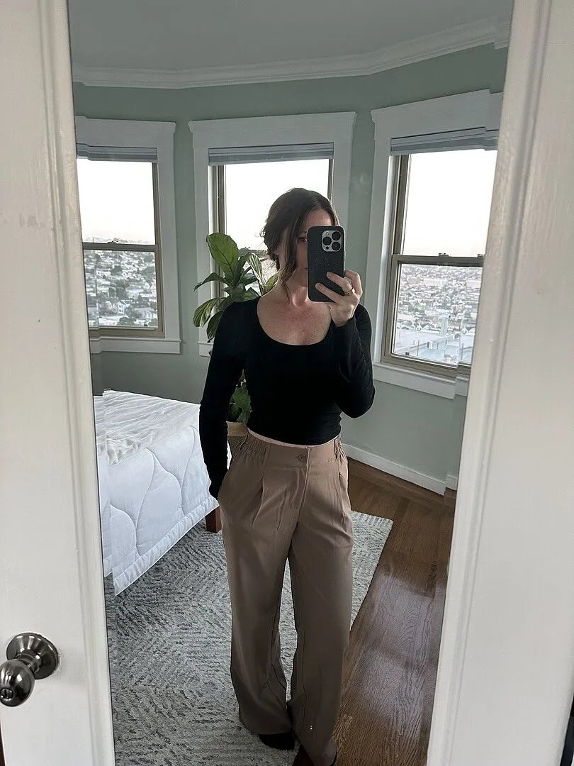 Beyond Yoga Status Wide Leg Trouser 29 byxor svart vida