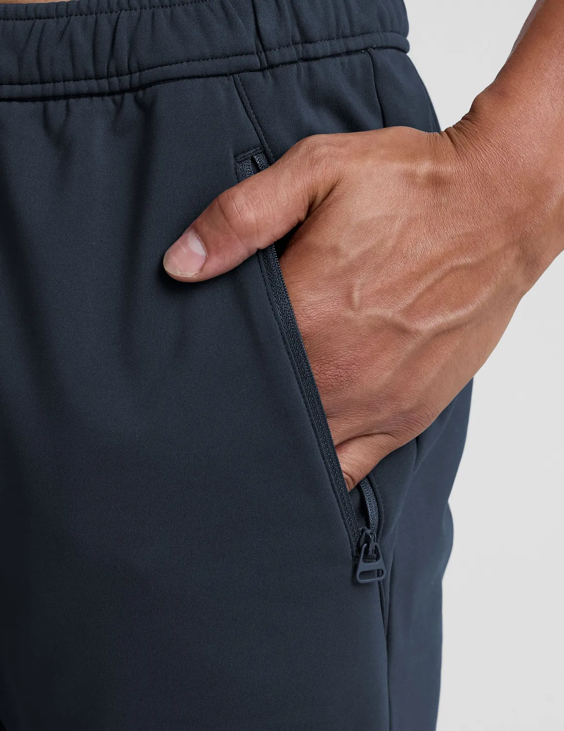 Beyond Yoga Pacer Fleece-Backed Pant träningsbyxor nocturnal navy fleece