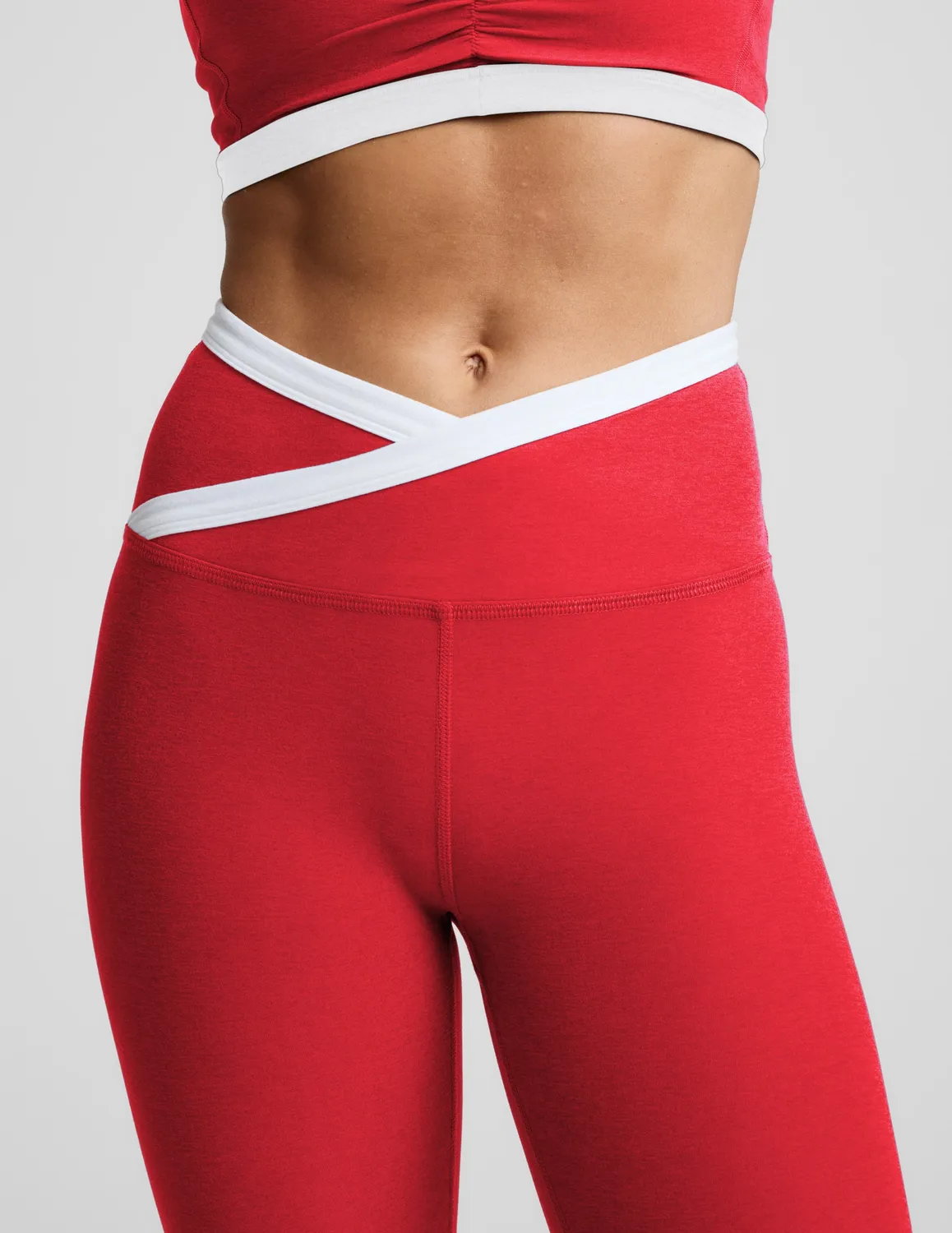 Beyond Yoga Spacedye Outlines High Waisted Midi leggings röd