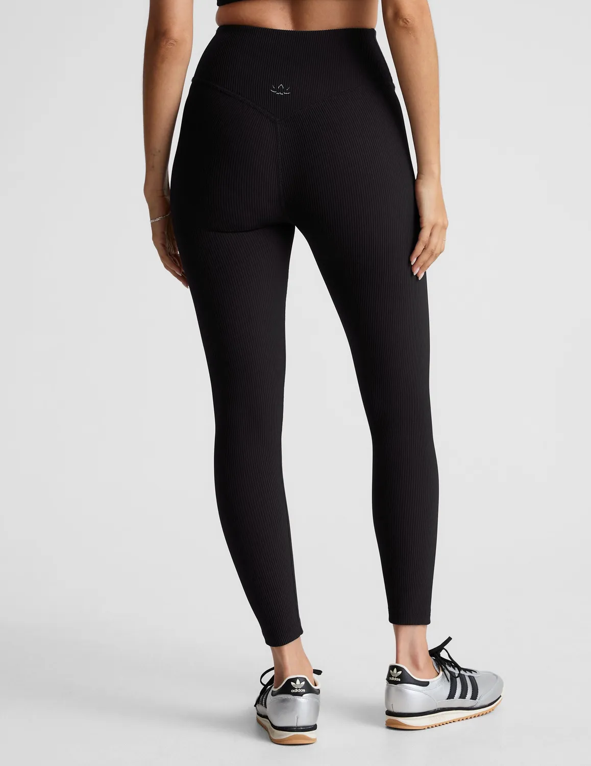 Beyond Yoga Impulse Ribbed Legging tights Black Onyx ribb