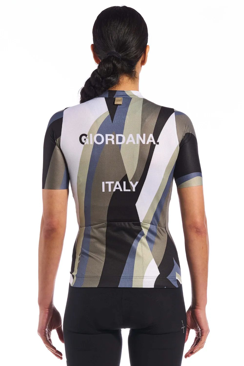 Giordana KB cykeltröja dam kort ärm blå UPF50+