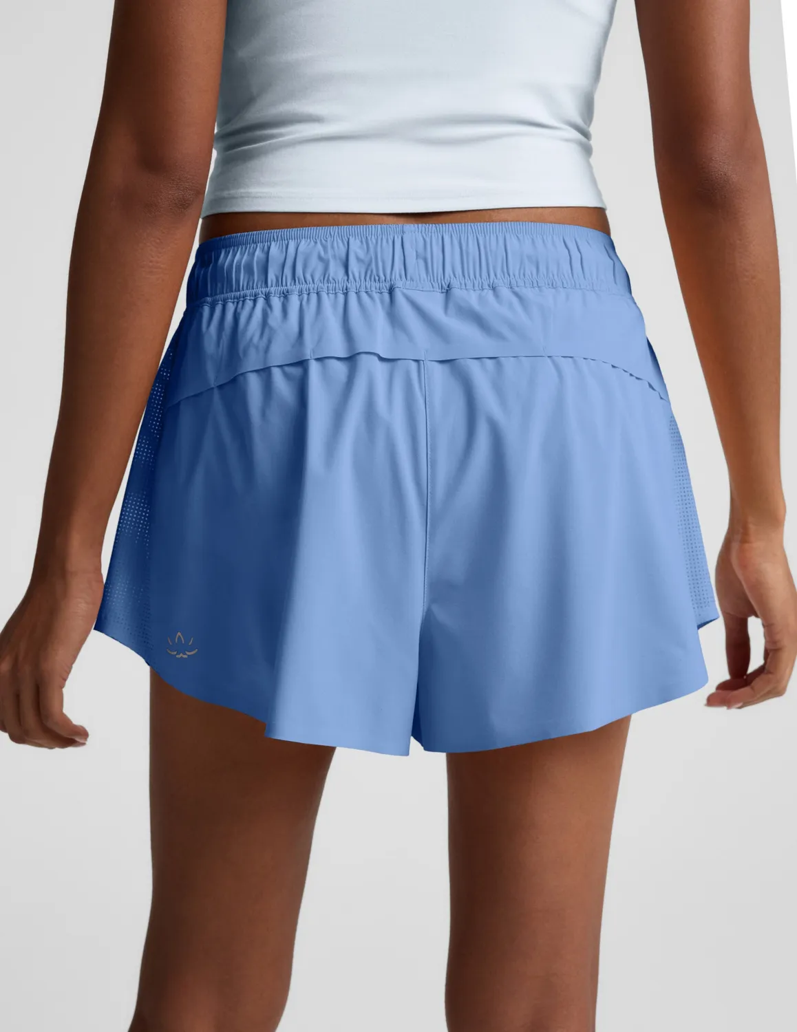 Beyond Yoga Solemate 2.5 Short löparshorts Wild Flower Blue