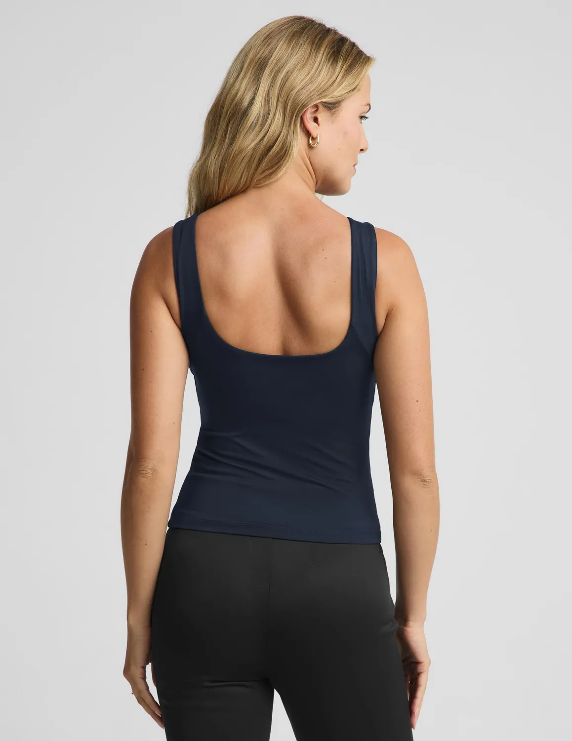 Beyond Yoga Smooth It Over träningslinne Nocturnal Navy bh