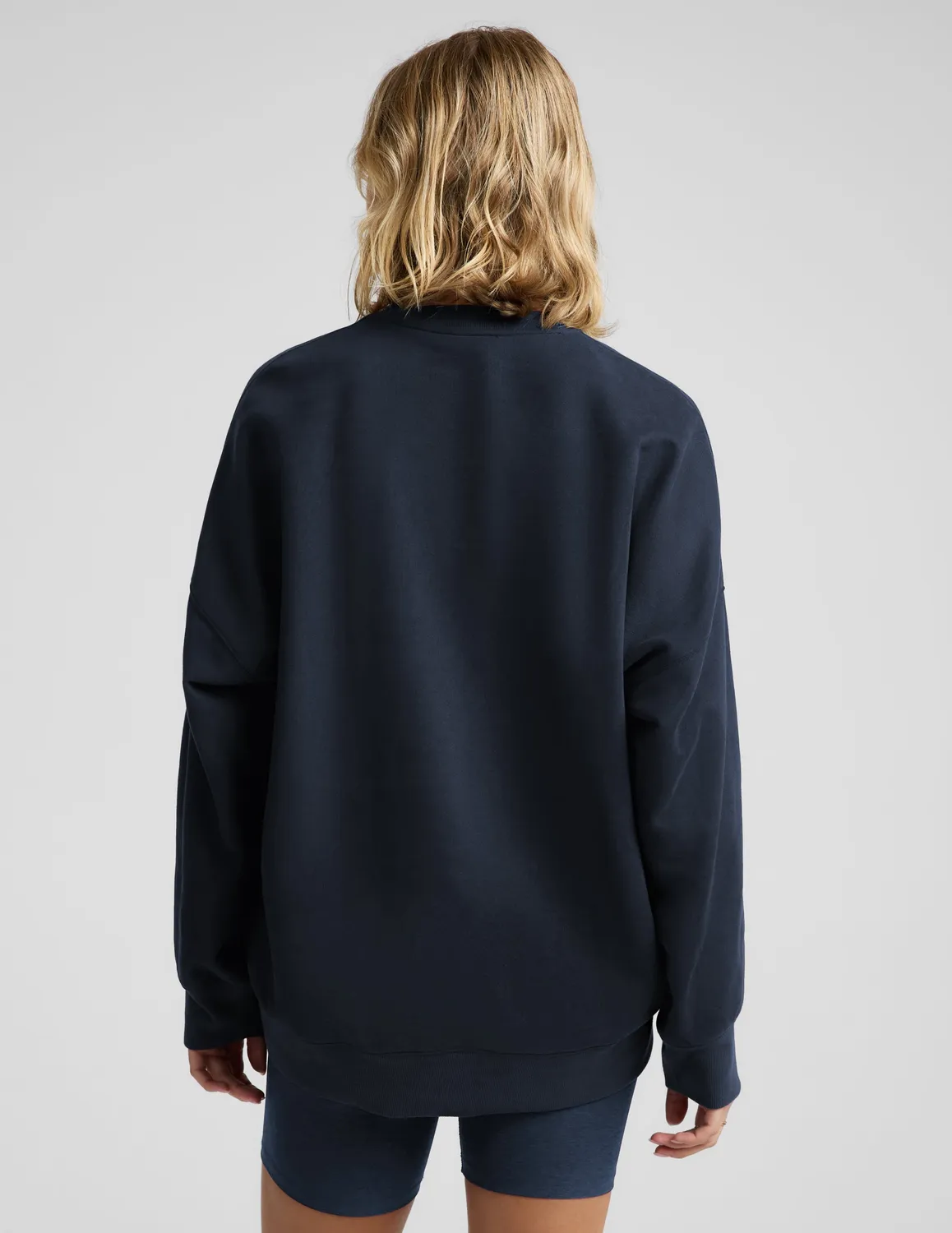 Beyond Yoga LuxeFleece 2.0 Oversized sweatshirt Nocturnal Navy
