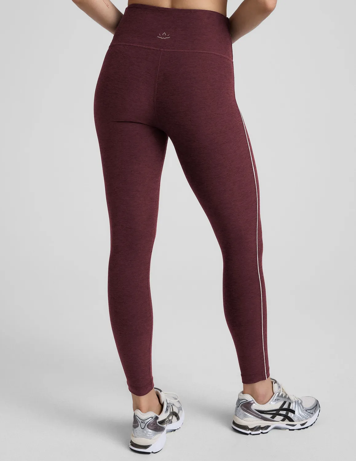 Beyond Yoga Spacedye Ready Midi Legging Midnight Burgundy stretch