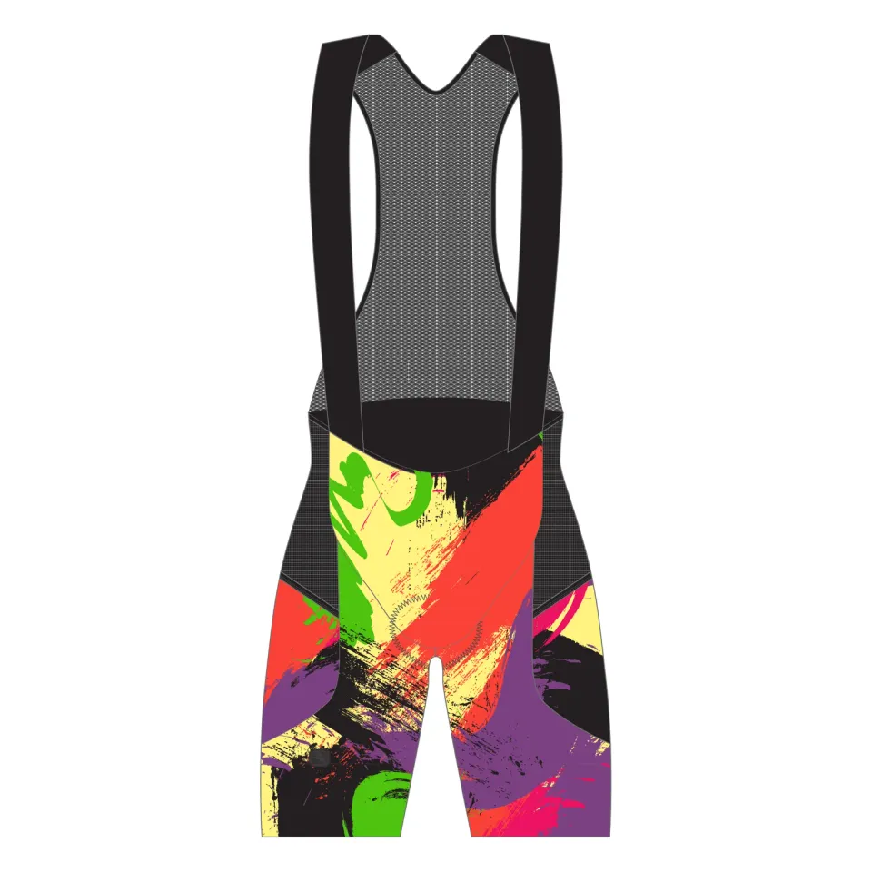 Giordana Beyond Gravel TGIF bibshorts grey scribble cargo