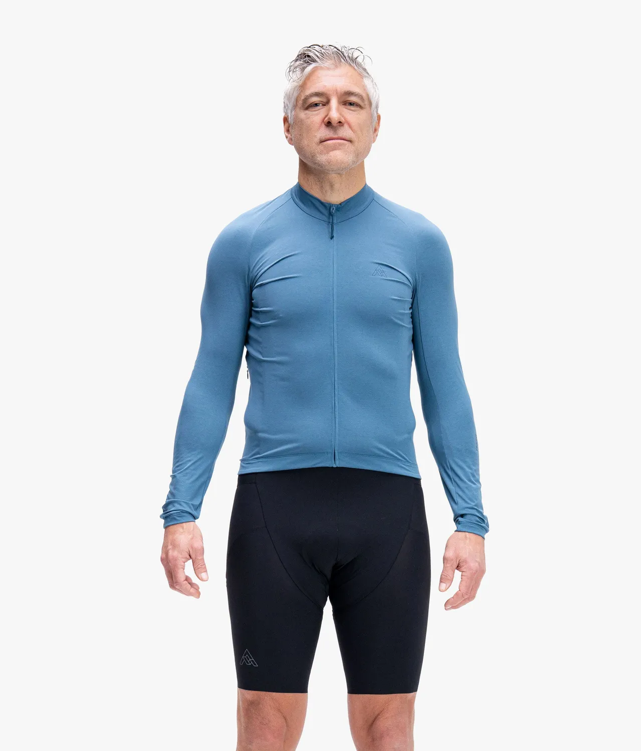 7MESH Atlas cykeltröja herr lång ärm Black fickor