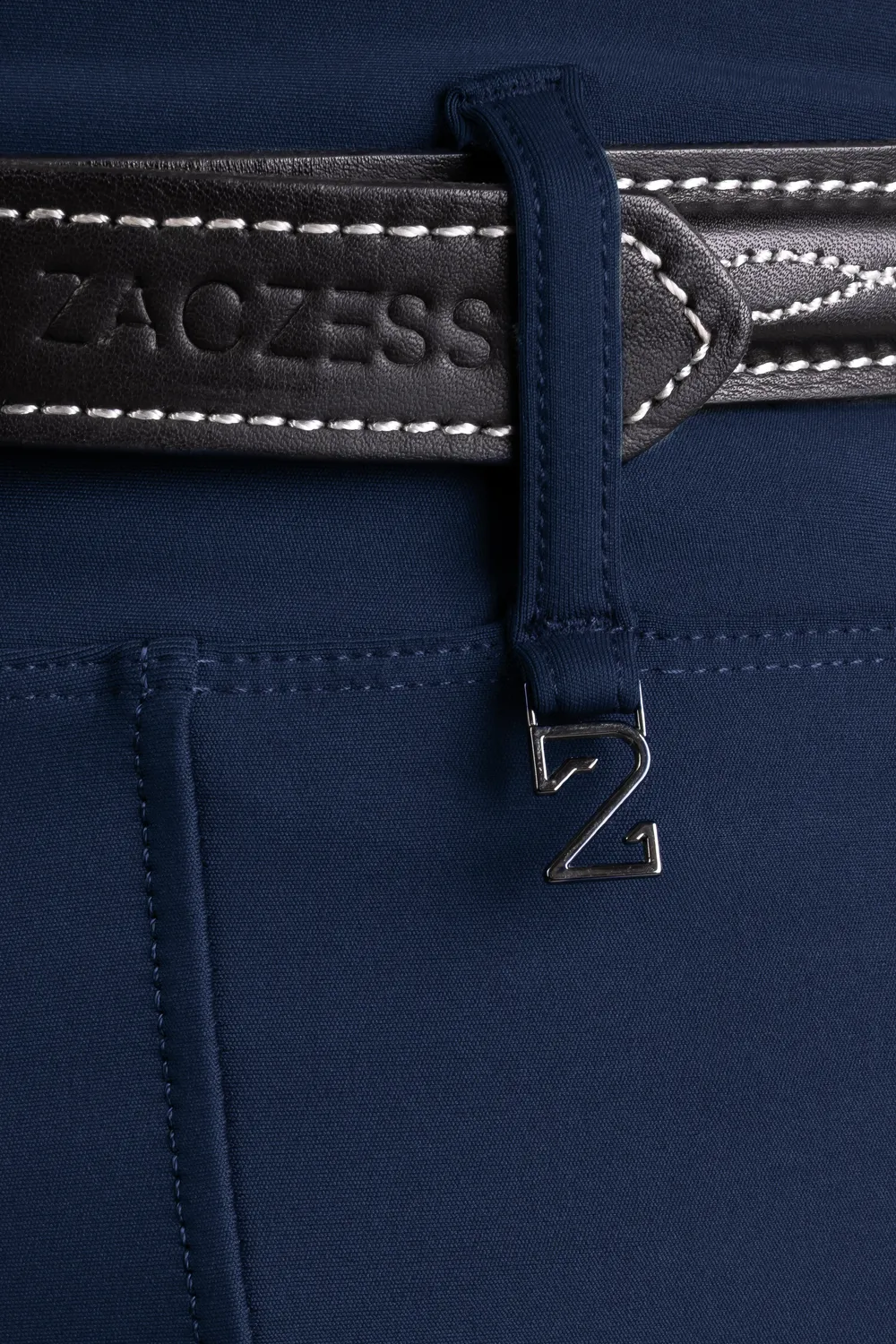 ZacZess London Navy Hybrid ridleggings junior marinblå