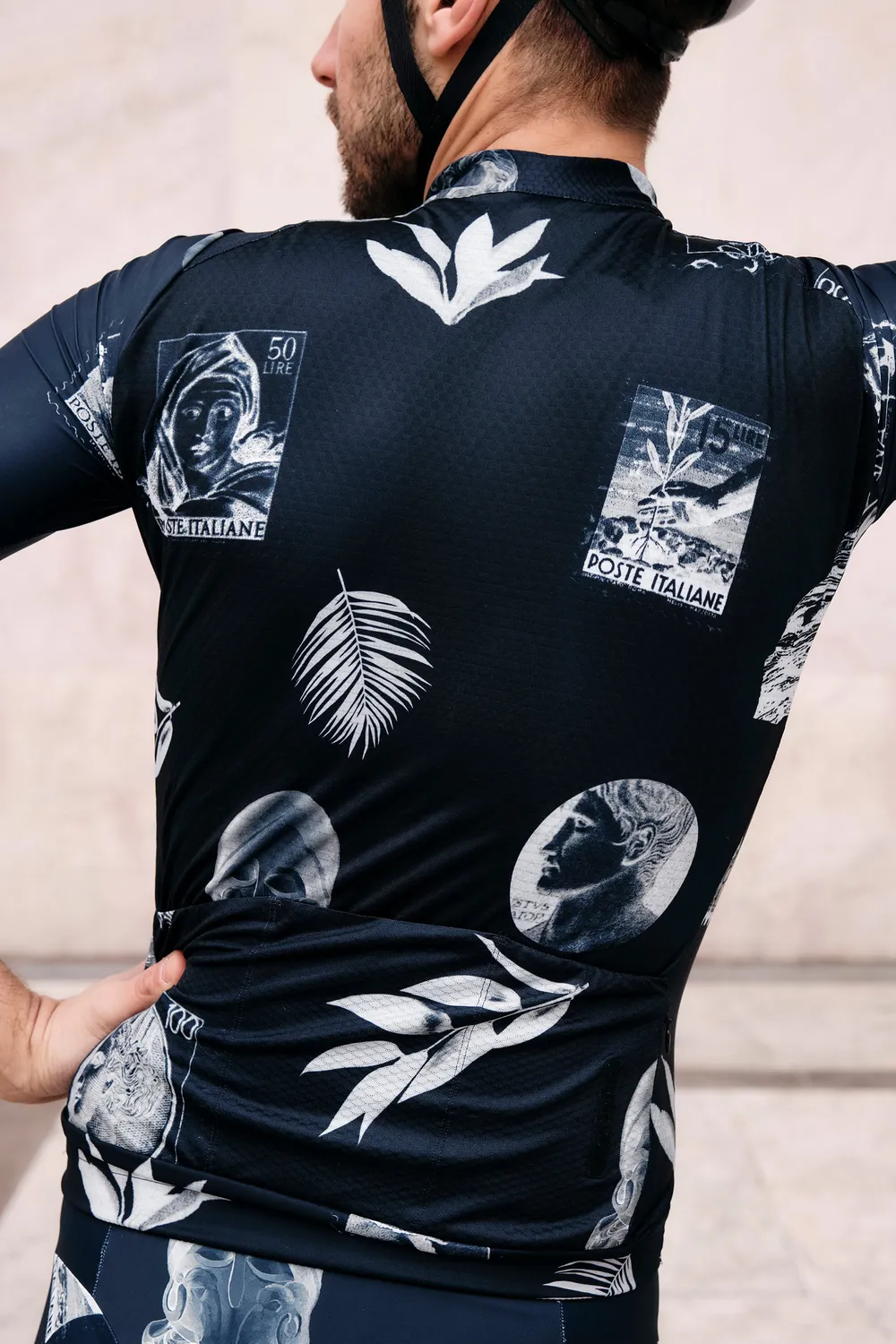 Giordana La Posta FR-C Pro cykeltröja herr blå