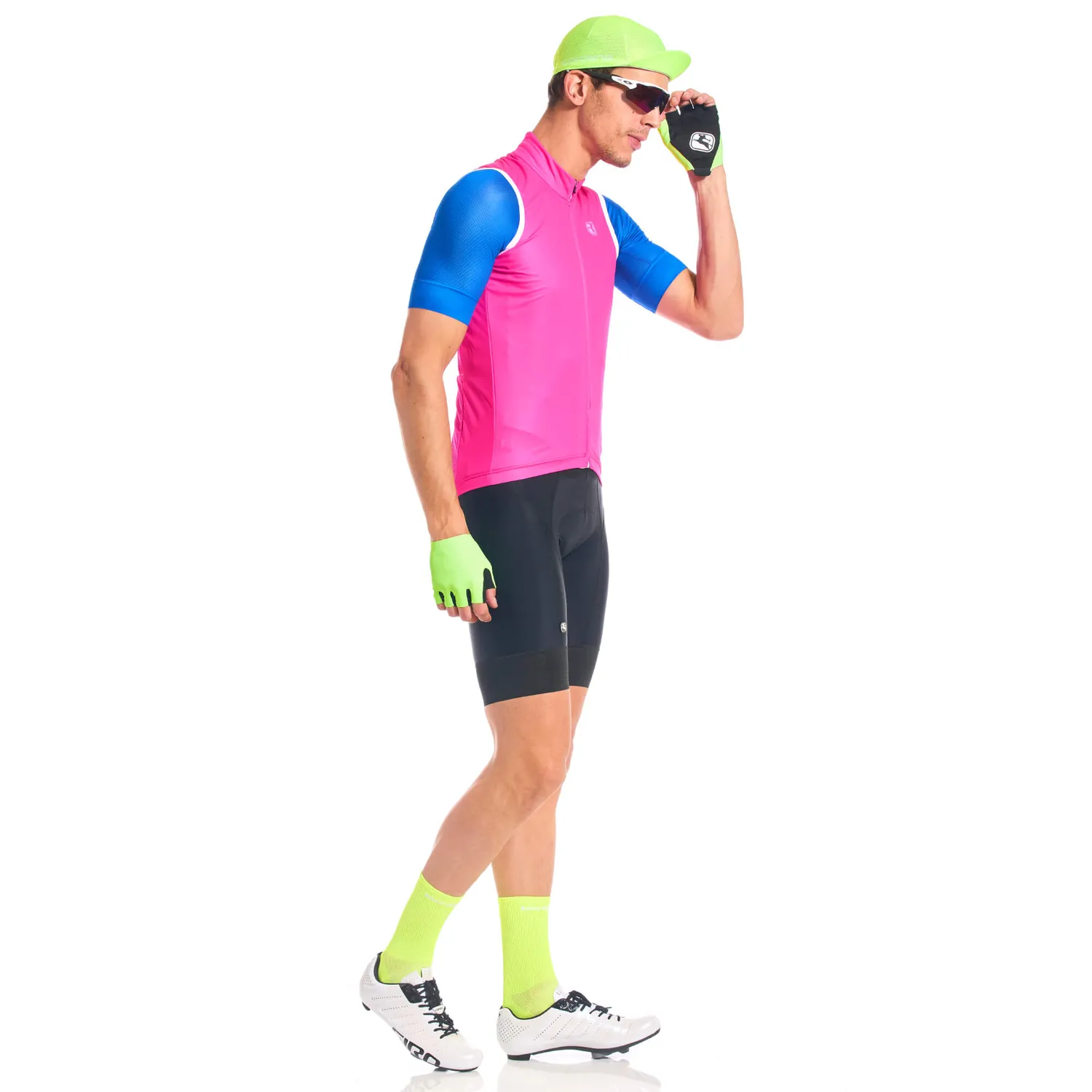 Giordana Neon Wind Vest cykelväst neon packbar