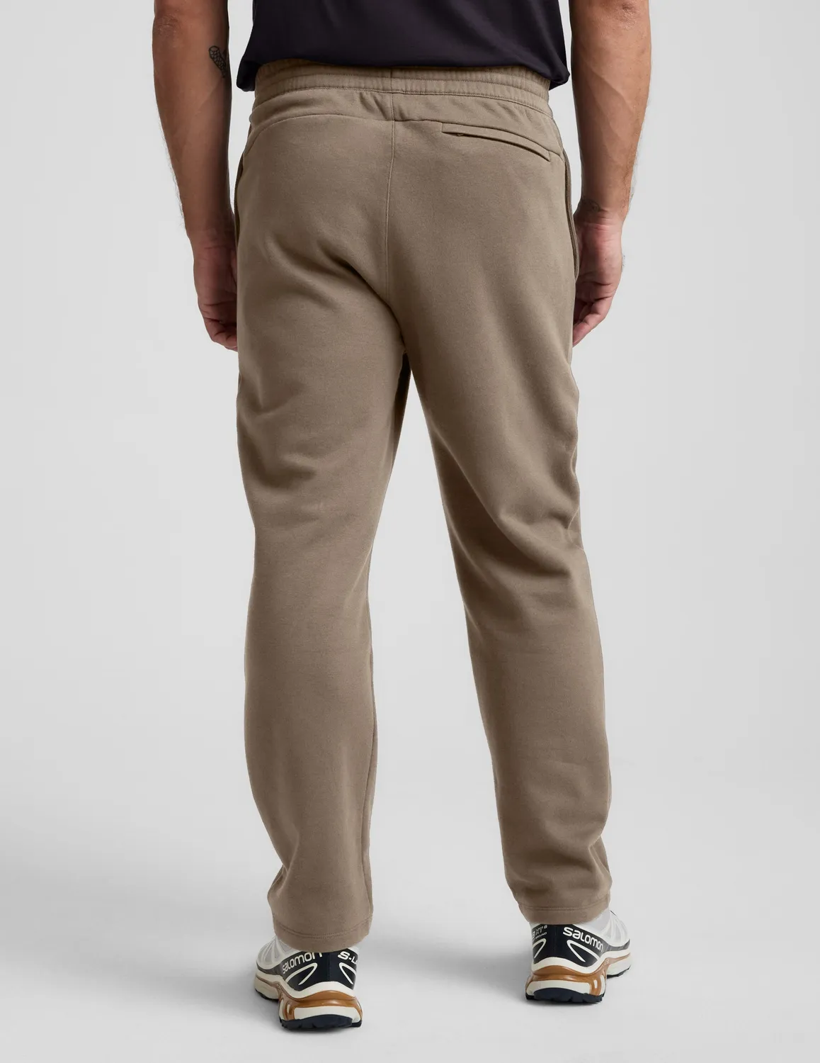Beyond Yoga LuxeFleece Straight Leg mjukisbyxor Mushroom mjuk fleece